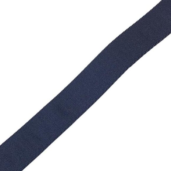 Dior Belt Logo Jacquard Small Item Canvas Leather Logo Navy Silver Hardware main image 5